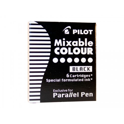 Patron IC-P3-S6-B till Pilot Parallel pen Svart 6/ask