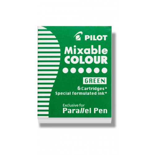Patron IC-P3-S6-G till Pilot Parallel pen Grön 6/ask