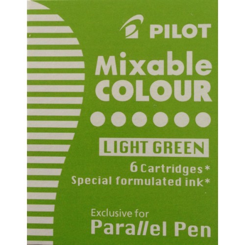 Patron IC-P3-S6-LG till Pilot Parallel pen Ljusgrön 6/ask Patron IC-P3-S6-LG till Pilot Parallel pen Ljusgrön 6/ask