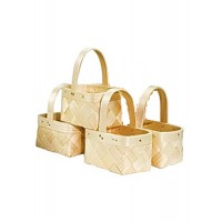 Spånkorg, 9x7x6cm, med handtag, 5/fp