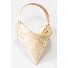 Spånkorg strut/Julgransstrut, 10x9x11cm, med handtag, 10/fp