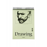 Ritblock/Teckningsblock spiral A4 135g, 40 blad 1/fp