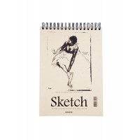 Skissblock spiral A4 110g, 70 blad 1/fp