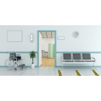 Varningstejp/Golvmarkering ETAB 94 Gul/Svart 33 m x 50 mm 1 rulle/fp