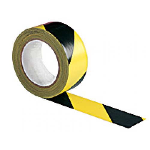 Varningstejp/Golvmarkering ETAB 94 Gul/Svart 33 m x 50 mm 1 rulle/fp