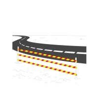 Varningsband/Avspärrningsband/Avgränsningsband ETAB 38GR BarrierPro 500m x 75mm Gul/Röd 1 rl/fp Varningsband/Avspärrningsband/Avgränsningsband ETAB 38GR BarrierPro 500m x 75mm Gul/Röd 1 rl/fp