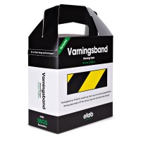 Varningsband/Avspärrningsband/Avgränsningsband ETAB 38GS BarrierPro 500mx75mm Gul/Svart 1 rl/fp