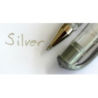 Rollerball Uni-Ball Signo Broad UM-153 1,0mm Silver 1/fp