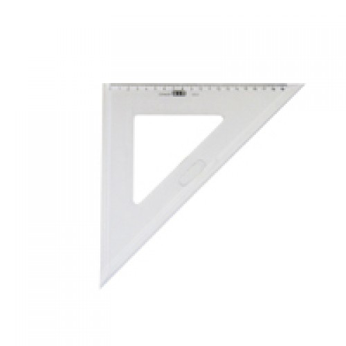 Vinkel/Vinkelhake M+R 45 grader tuschkant plast, tonad, 25cm (16 cm) 1/fp