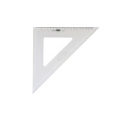 Vinkel/Vinkelhake M+R 45 grader tuschkant plast, tonad, 25cm (16 cm) 1/fp