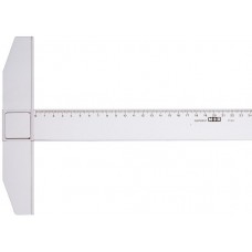 T-linjal/Vinkellinjal M+R, plast, 40cm 1/fp