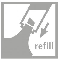 Refill till överstrykningspenna Stabilo Boss 070/24 Gul 1/fp