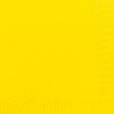 Servetter Duni 3-lager 33x33cm Gula 125/fp