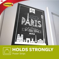 Affischstrips 3M Command Poster Strips, Small 1,5x4,5 cm, 12/fp