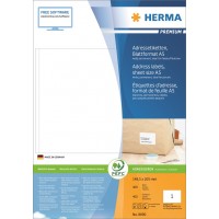 Etiketter Herma 8690 Premium A5 148,5x205mm 400 ark/fp Etiketter Herma 8690 Premium A5 148,5x205mm 400 ark/fp