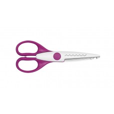 Mönstersax WEDO dekorsax, 16cm, Brick cut (Båglinje/Korta vågor)