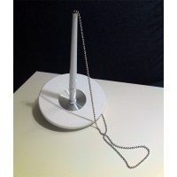 Kulspetspenna med ställ Ballograf Epoca Bank DeskSet Vit (med kedja)