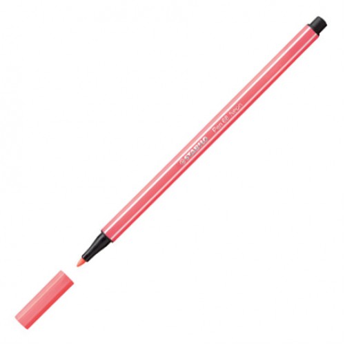 Fiberspetspenna Stabilo Pen 68 Neon lysröd (040) 1/fp Fiberspetspenna Stabilo Pen 68 Neon lysröd (040) 1/fp