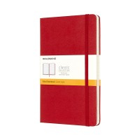 Moleskine Classic Red Ruled Notebook Large, linjerad 13x21cm Moleskine Classic Red Ruled Notebook Large, linjerad 13x21cm