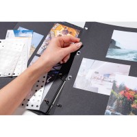 Hålförstärkare Herma 5898, självhäftande, transparent plastfilm, 500/fp, 