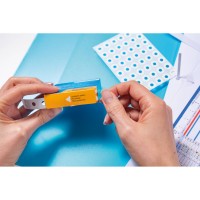 Hålförstärkare Herma 5898, självhäftande, transparent plastfilm, 500/fp, 