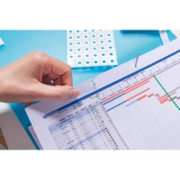 Hålförstärkare Herma 5898, självhäftande, transparent plastfilm, 500/fp, 