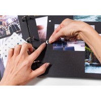 Hålförstärkare Herma 5898, självhäftande, transparent plastfilm, 500/fp, 