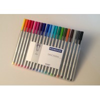 Fineliner Staedtler Triplus 334 SB20, 20 färger/fp