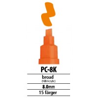 Uni Posca Poster Marker PC-8K Broad 8mm Vit 1/fp