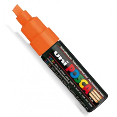 Uni Posca Poster Marker PC-8K Broad 8mm Vit 1/fp