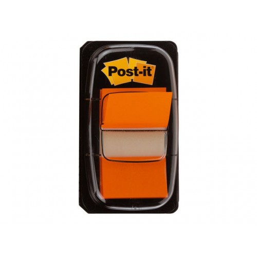 Märkflik Post-it Index 1/1" (25,4x43,2mm) 680-4, Orange, 50 flikar/fp