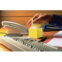 Notisblock Post-it Notes (636-B), Kub, 76x76mm Gul (450 ark) Notisblock Post-it Notes (636-B), Kub, 76x76mm Gul (450 ark)