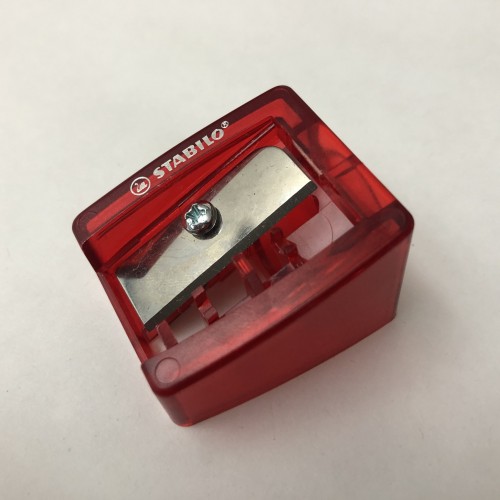 Pennvässare till färgpenna Stabilo Woody 3-in-1 Röd 1/fp