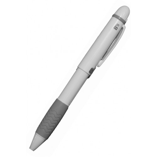 Kombinationspenna UNI MSE-500B´S Vit (röd/svart+0,5mm) 1/fp