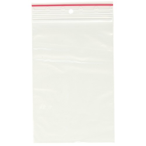 Blixtlåspåsar T-02, 55x65mm, 5mm hål, utan skrivfält 100/fp