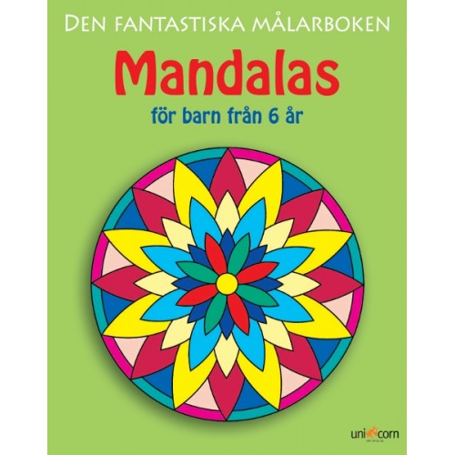 Målarbok Mandalas för barn från 6 år, 27x21,5cm 1/fp Målarbok Mandalas för barn från 6 år, 27x21,5cm 1/fp