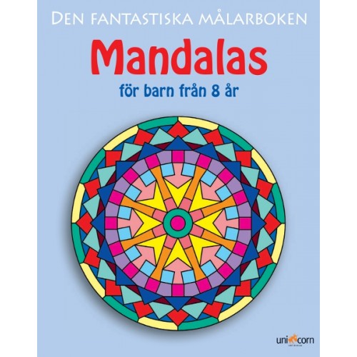 Målarbok Mandalas för barn från 8 år, 27x21,5cm 1/fp Målarbok Mandalas för barn från 8 år, 27x21,5cm 1/fp