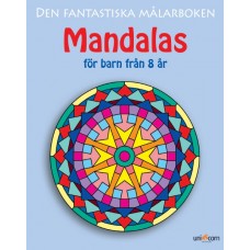 Målarbok Mandalas för barn från 8 år, 27x21,5cm 1/fp