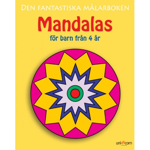 Målarbok Mandalas för barn från 4 år, 27x21,5cm 1/fp Målarbok Mandalas för barn från 4 år, 27x21,5cm 1/fp