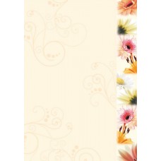 Motivpapper Sigel Flowerstyle DP788 A4 90gram, 50 ark/fp Motivpapper Sigel Flowerstyle DP788 A4 90gram, 50 ark/fp
