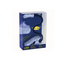 Läslampa/Boklampa LED WEDO, Silver