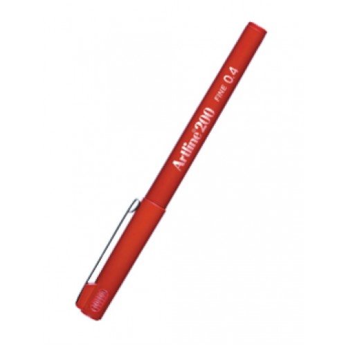 Fiberspetspenna Artline EK-200 Mörkröd (25) 12/fp