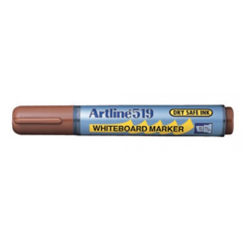 Whiteboardpennor Artline EK-519 Snedskuren spets, Brun 1/fp