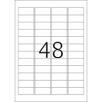 Herma Special 8016 A4 45,7x21,2mm Kristallklar 25 ark/fp