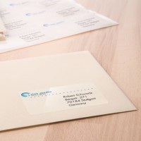 Herma Special 8017 A4 63,5x38,1mm Kristallklar 25 ark/fp