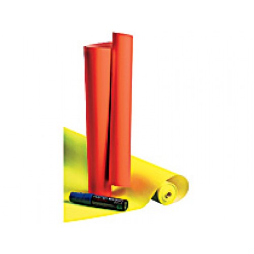 Skyltpapper på rulle 70cm x 20m fluorescerande, Lysorange 1/fp