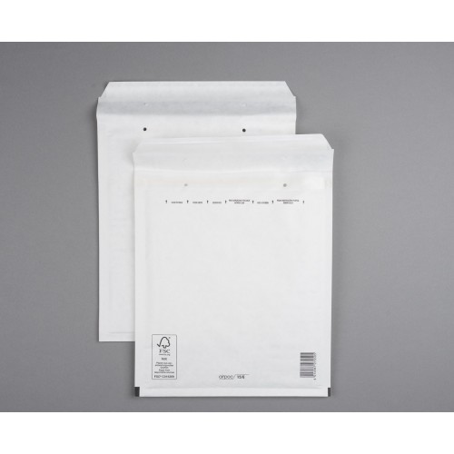 Bubbelpåse / Luftbubbelpåse, 215x265mm (passar A5+-format), Vit 100/fp