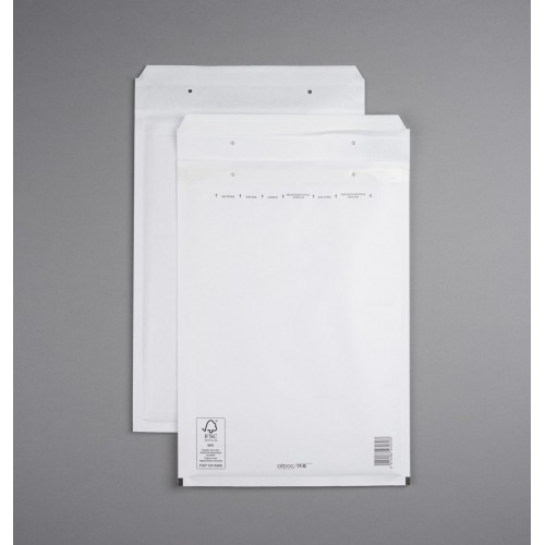 Bubbelpåse/Luftbubbelpåse, 230x340mm (passar A4-format), Vit 100/fp