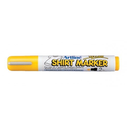 Textilpenna Artline EKT-2 Shirt Marker 2,0mm Gul 1/fp
