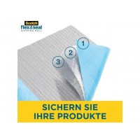 Emballagerulle Scotch Flex & Seal Shipping Roll, Blå, 38cm x 3m